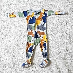 Carter's zip up footie pajamas sleeper 12 months
